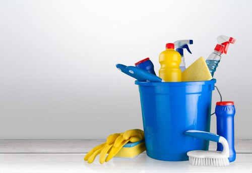 Steam cleaning treatment for a high-traffic hallway carpet